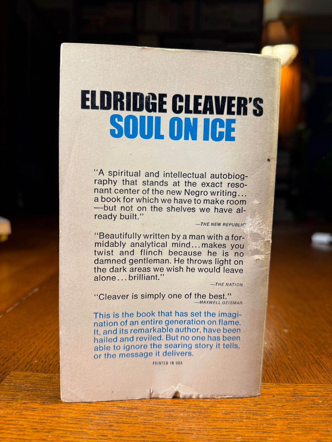 Soul on Ice by Elridge Cleaver