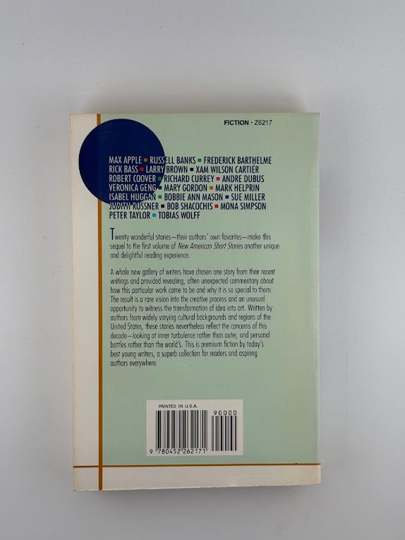 New American Short Stories 2 edited by Gloria Norris