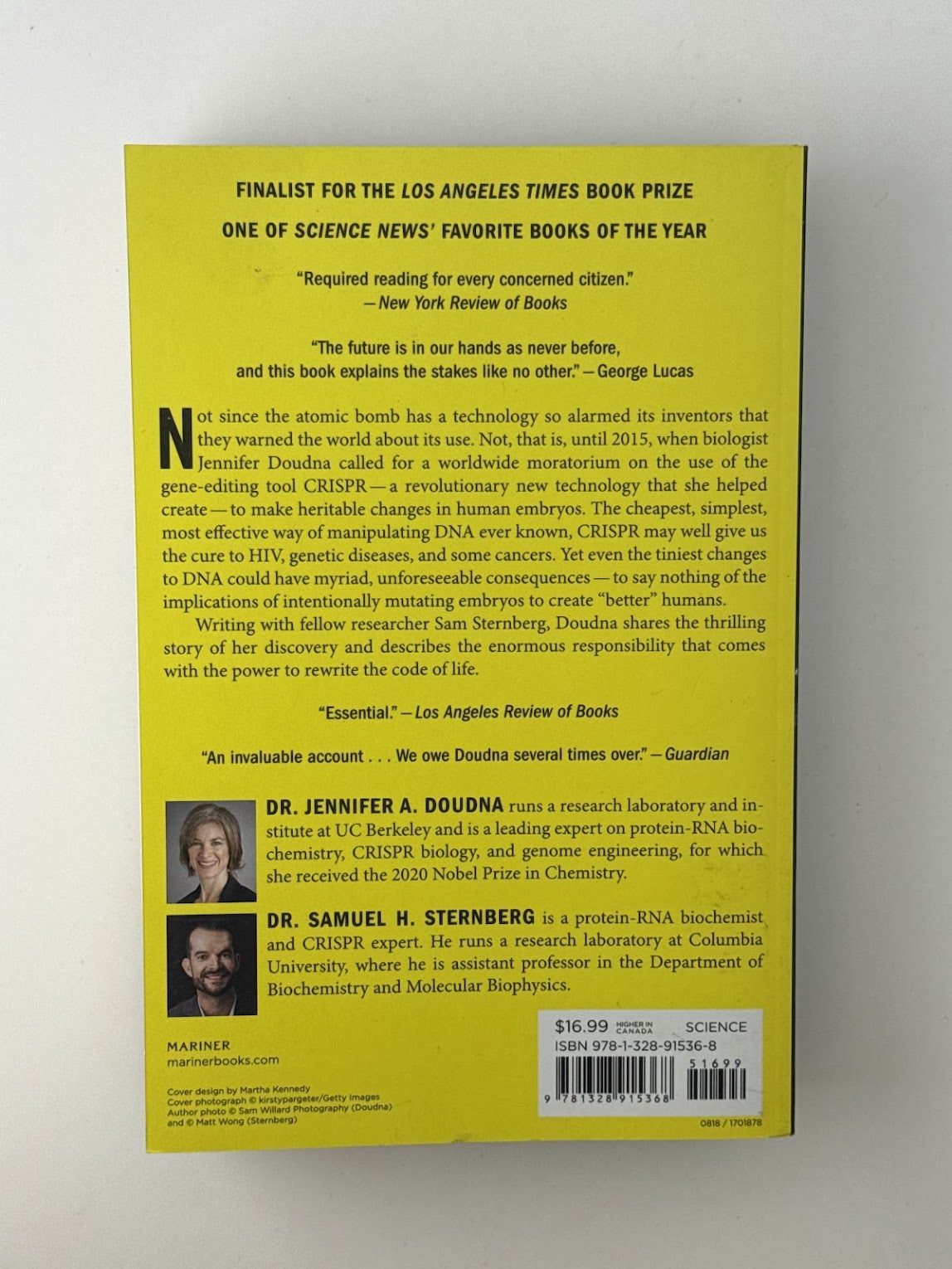 A Crack in Creation by Jennifer A. Doudna and Samuel H. Sternberg