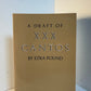 A Draft of XXX Cantos by Ezra Pound