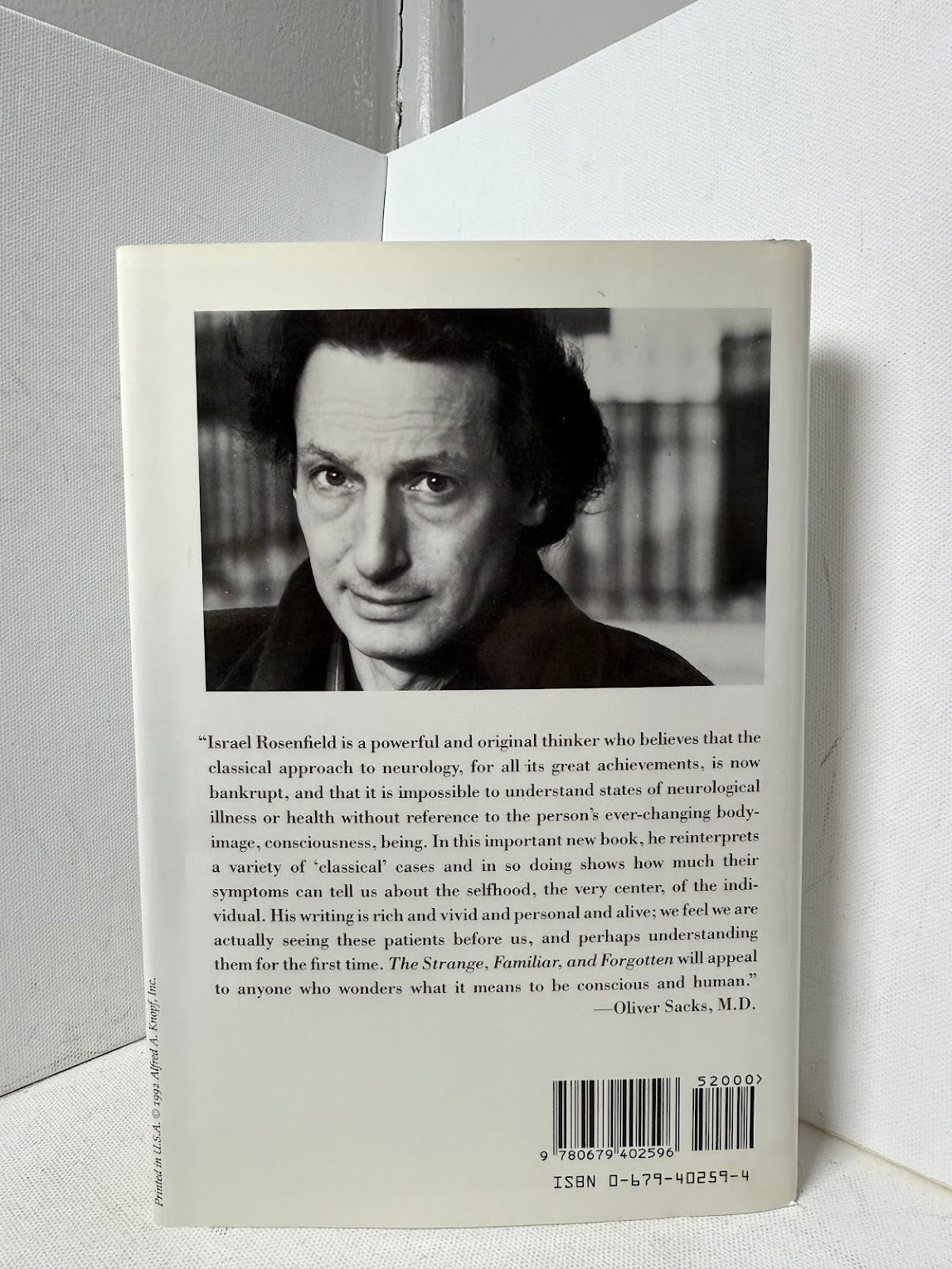 Ed Rosenfield The Strange, Familiar, and Forgotten by Israel Rosenfield – Revolving Books