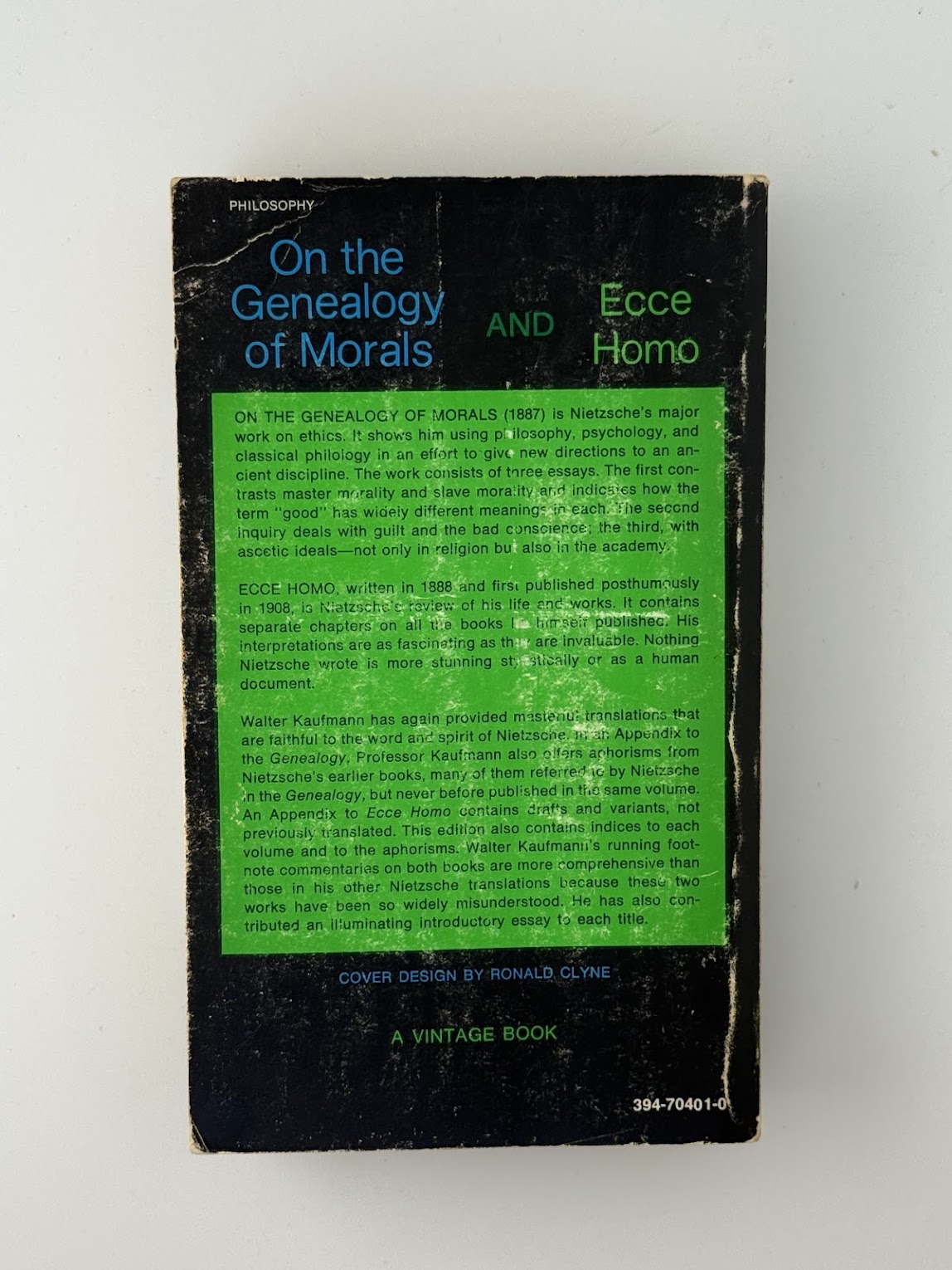 On the Genealogy of Morals and Ecce Homo by Friedrich Nietzsche
