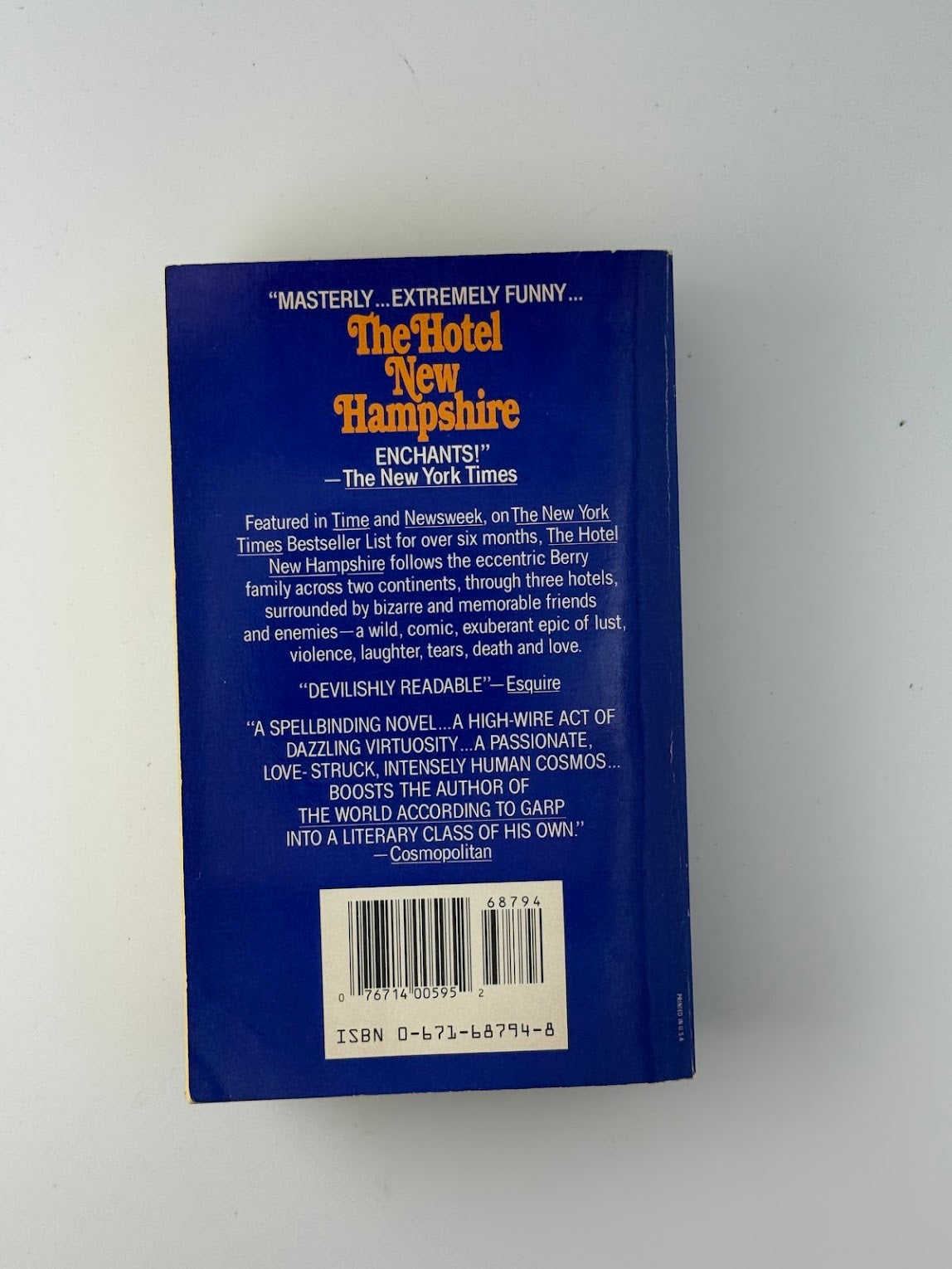 The Hotel New Hampshire by John Irving