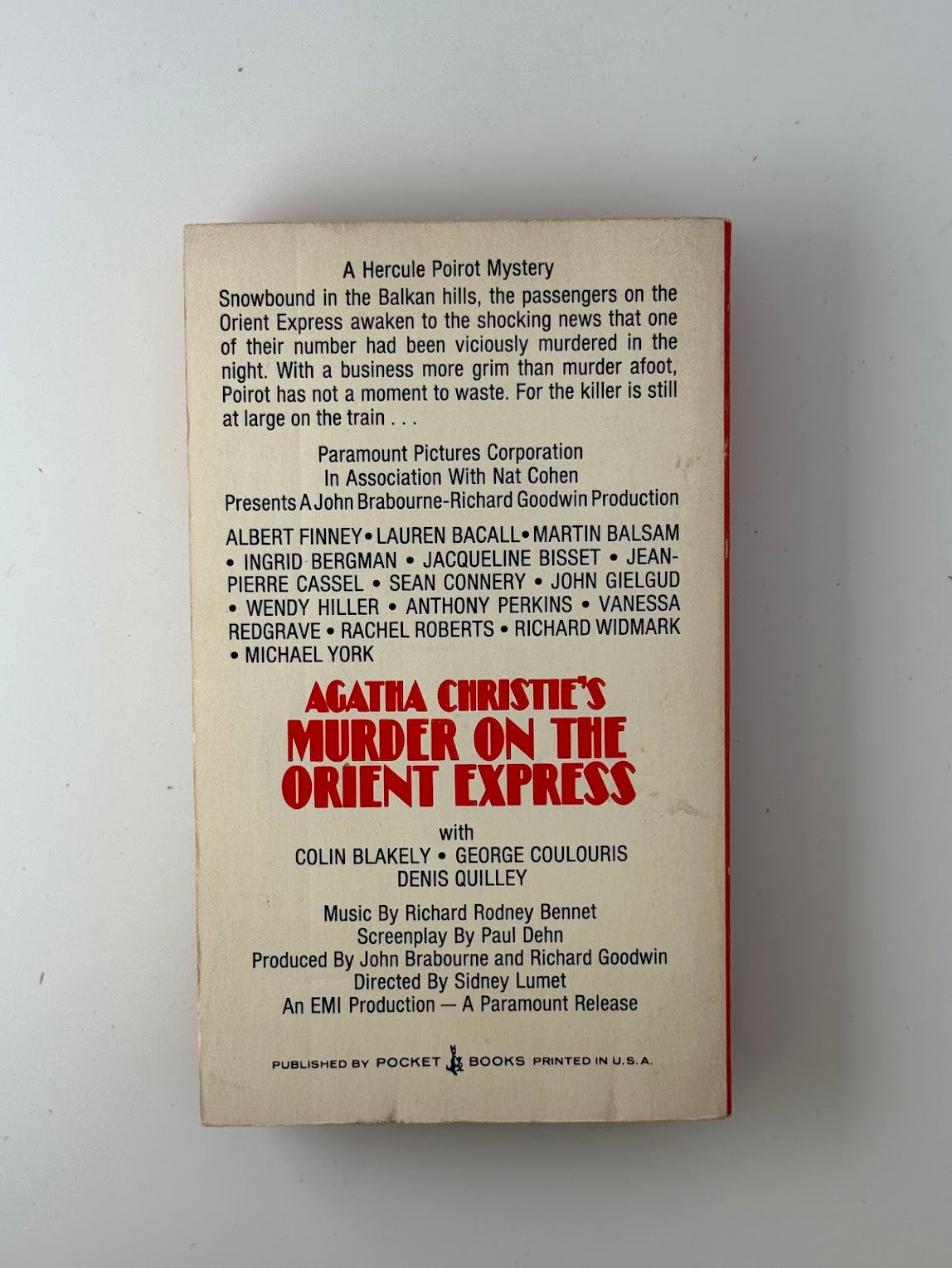 Murder on the Orient Express by Agatha Christie