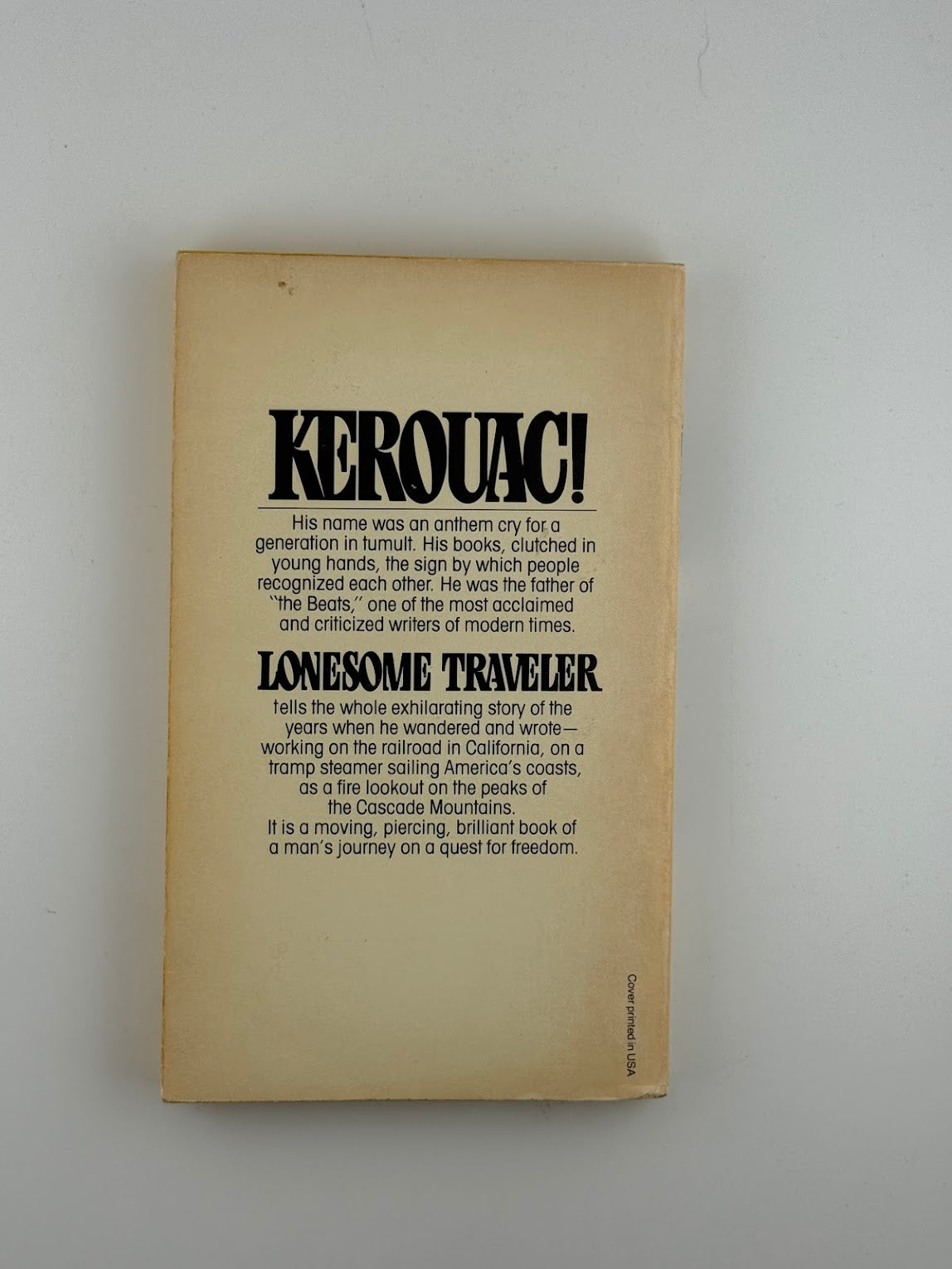 Lonesome Traveler by Jack Kerouac