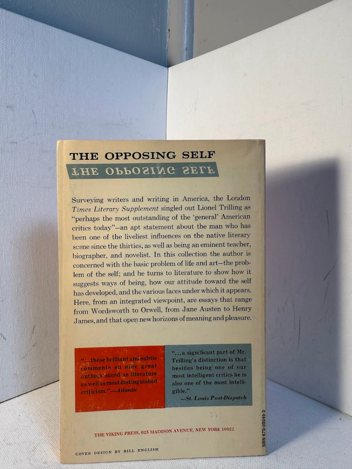 The Opposing Self by Lionel Trilling
