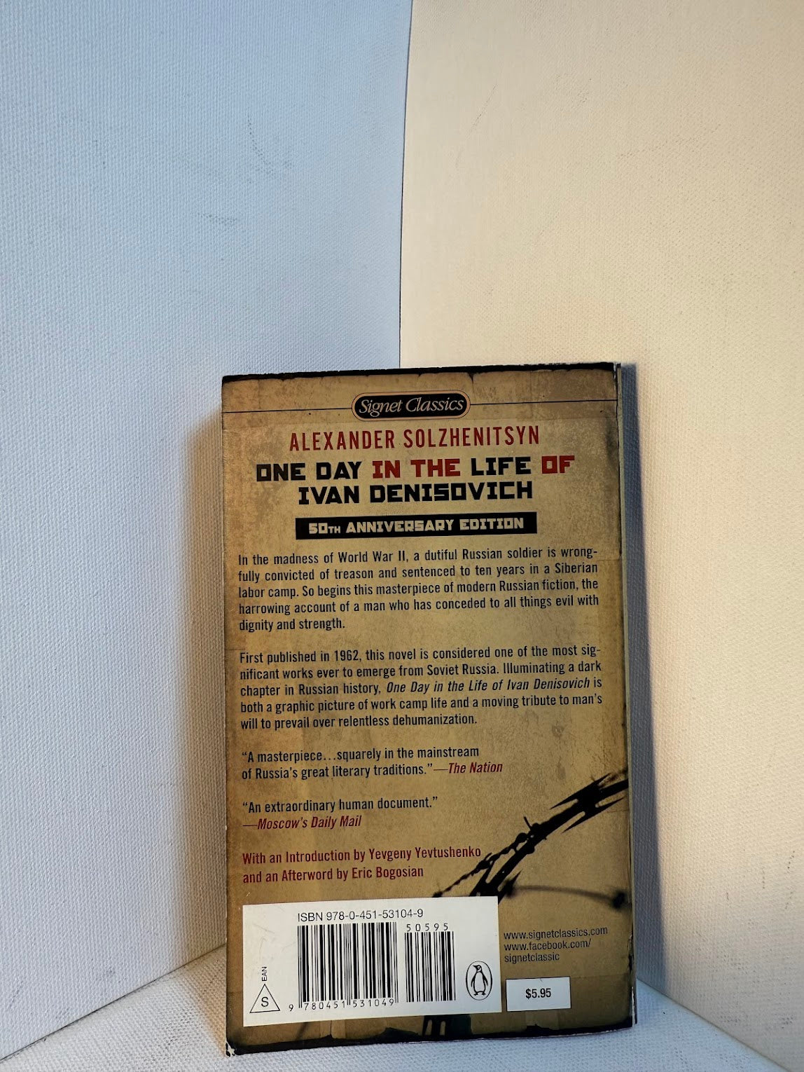 One Day in the Life of Ivan Denisovich by Alexander Solzhenitsyn