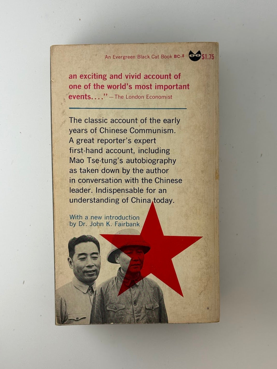 Red Star Over China by Edgar Snow