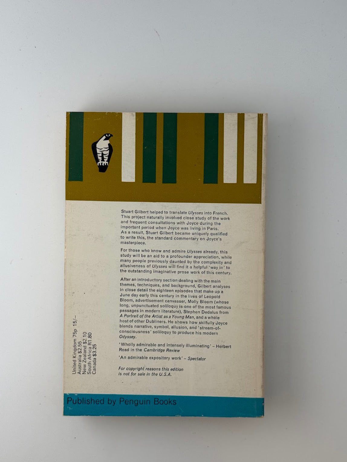 James Joyce's Ulysses by Stuart Gilbert