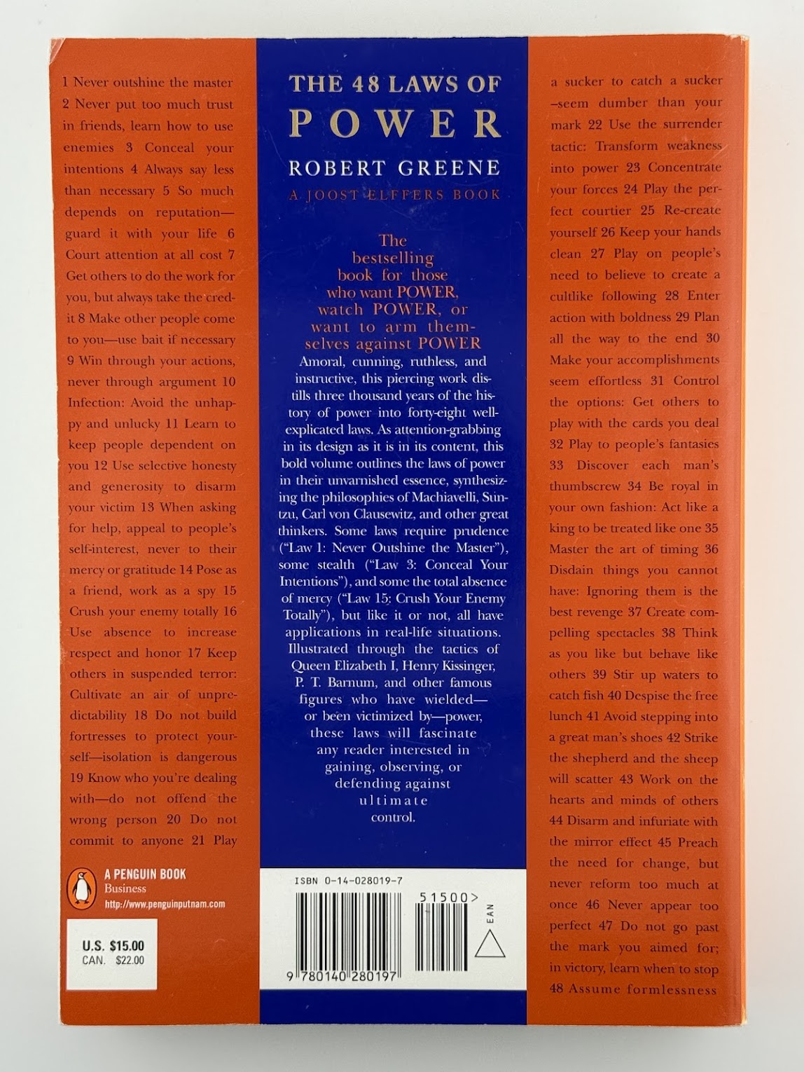 The 48 Laws of Power by Robert Greene