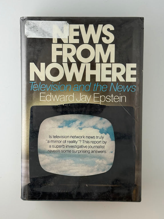 News From Nowhere by Edward Jay Epstein