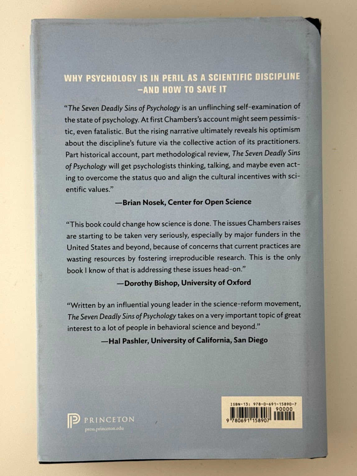 The 7 Deadly Sins of Psychology by Chris Chambers