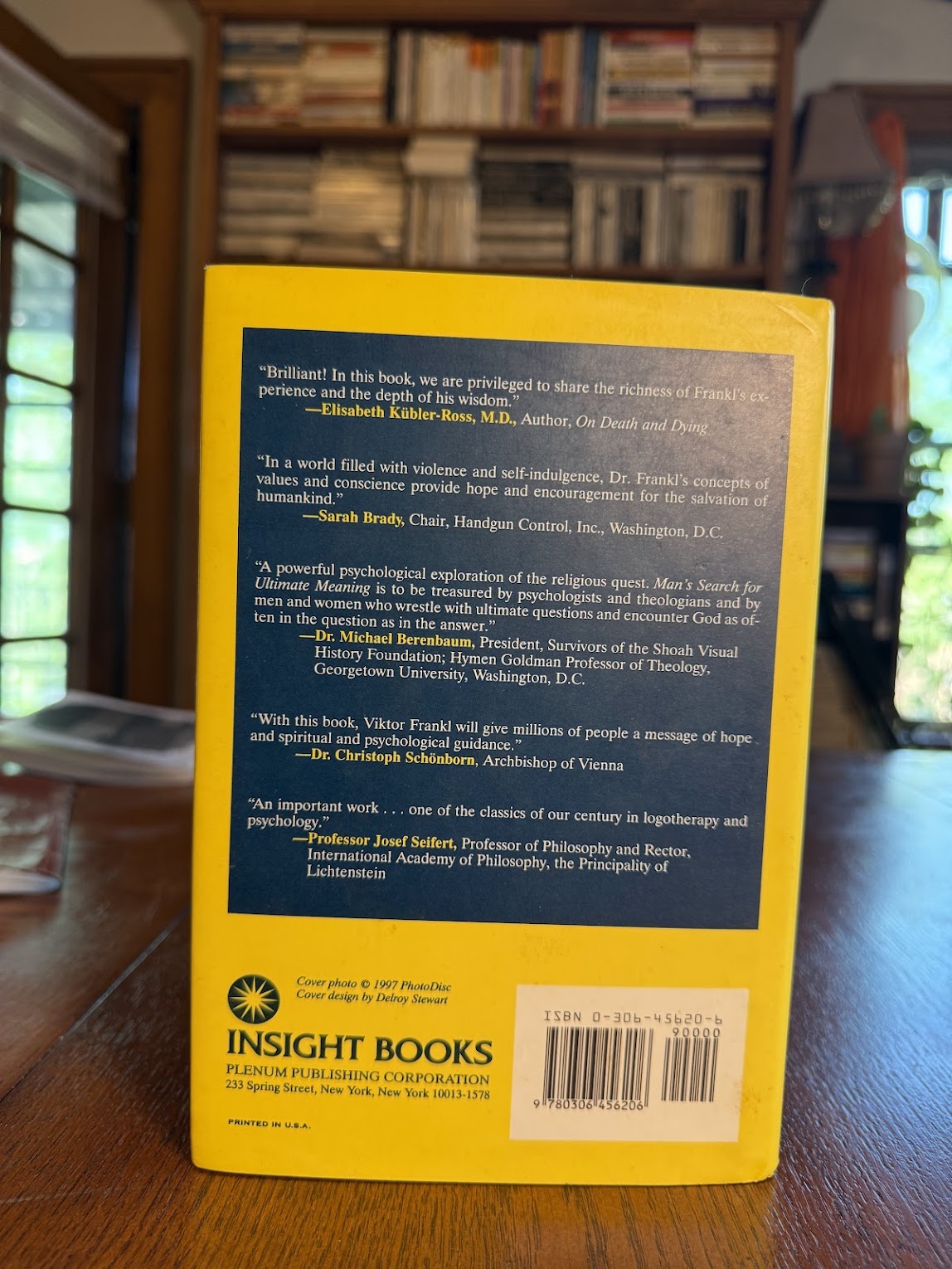 Man's Search for Ultimate Meaning by Viktor Frankl