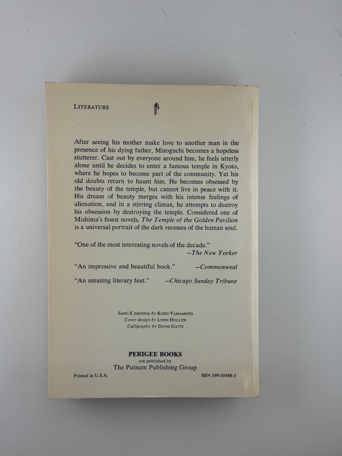 The Temple of the Golden Pavilion by Yukio Mishima