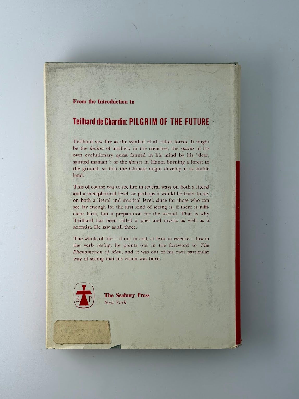 Teilhard de Chardin: Pilgrim of the Future