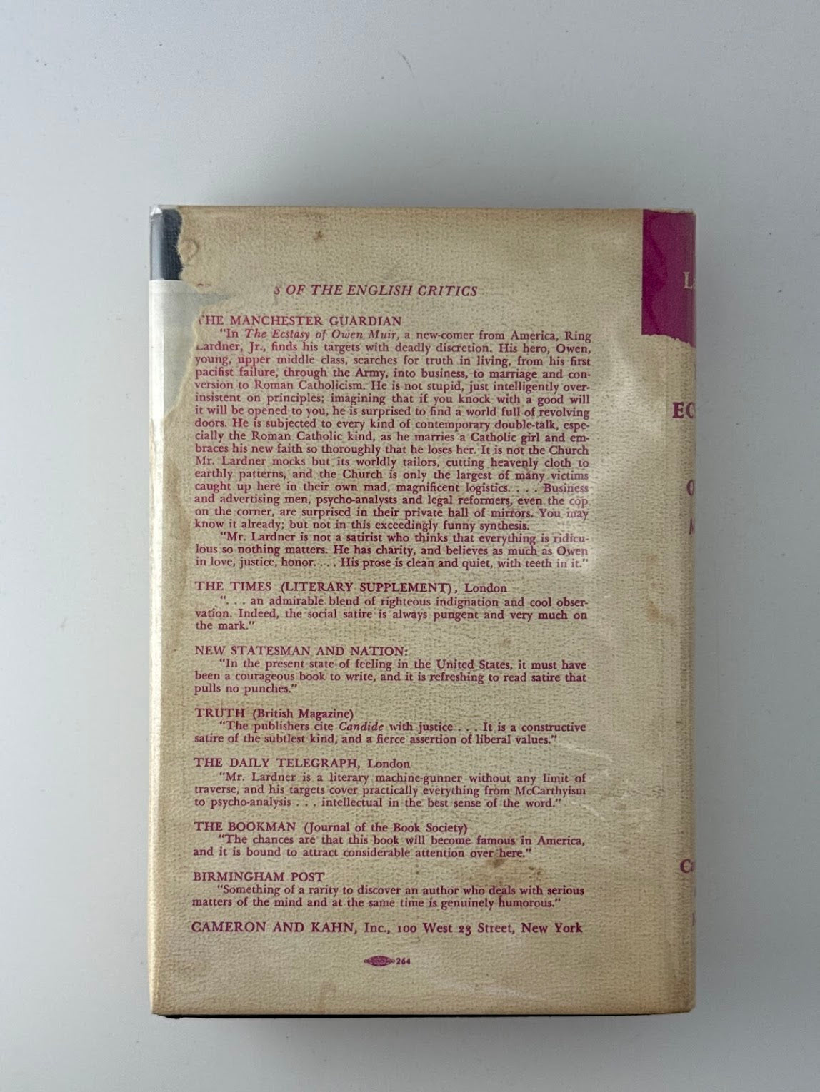 The Ecstasy of Owen Muir by Ring Lardner