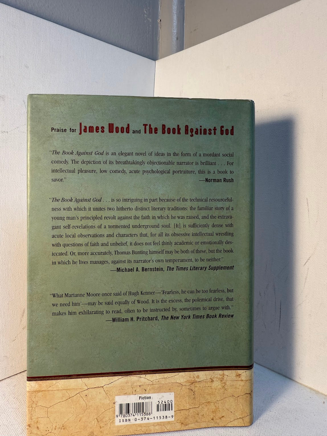 The Book Against God by James Wood