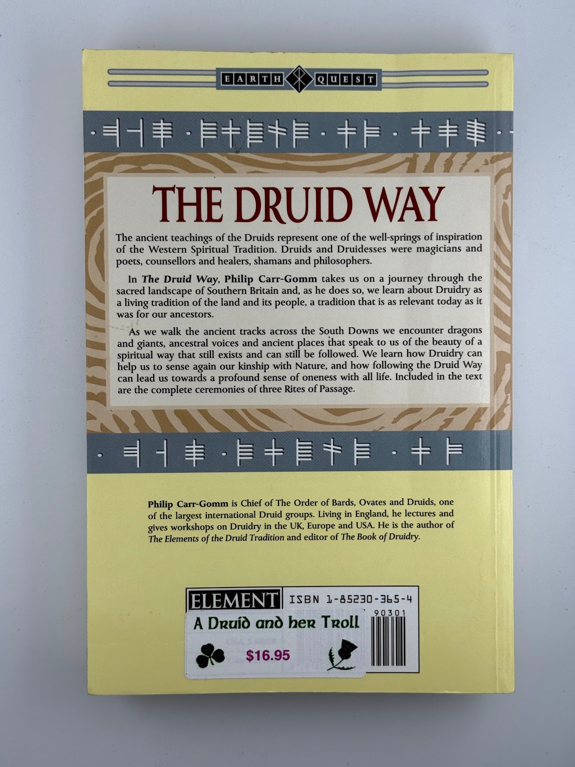 The Druid Way by Philip Carr-Gomm