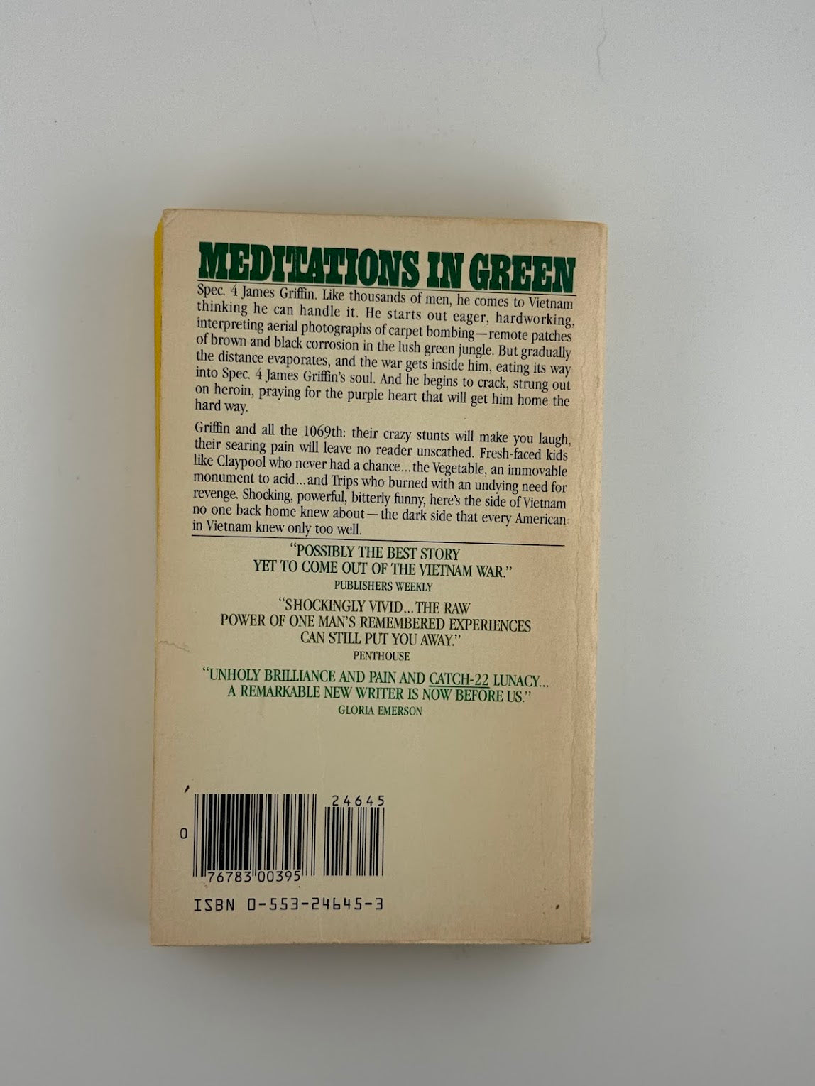 Meditations in Green by Stephen Wright