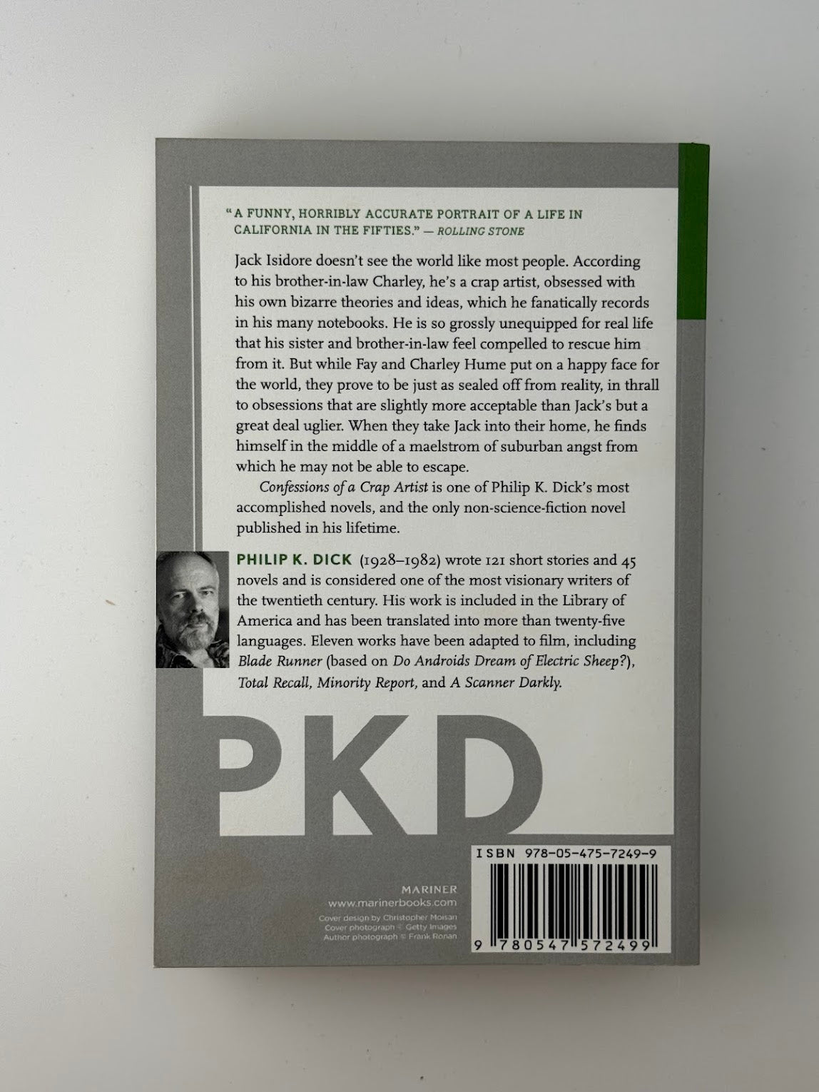 Confessions of a Crap Artist by Philip K. Dick