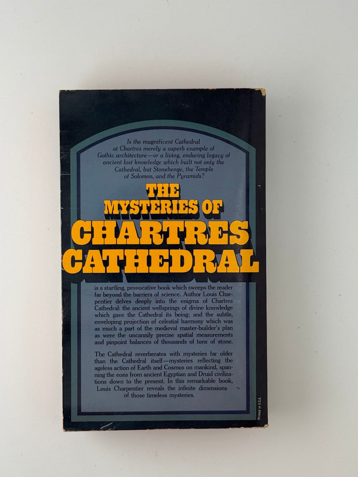 The Mysteries of Chartres Cathedral by Louis Charpentier
