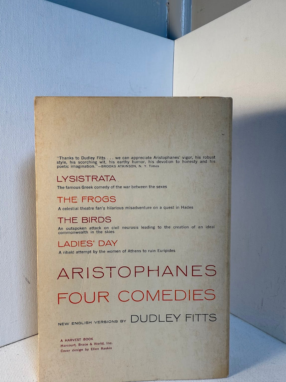 Four Comedies by Aristophanes