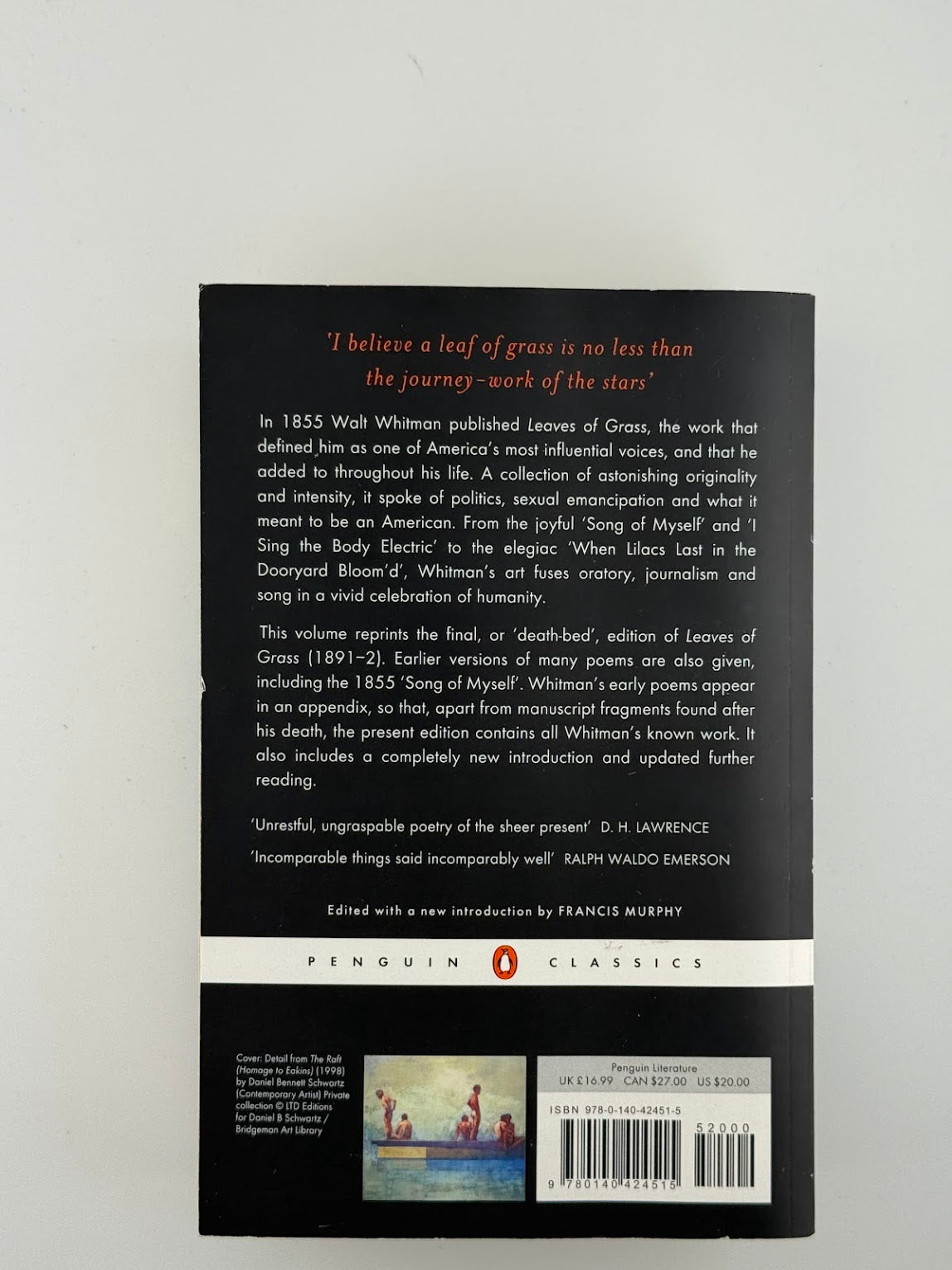 The Complete Poems by Walt Whitman