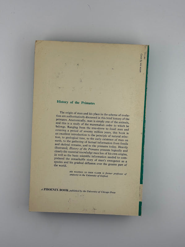 History of the Primates by W.E. Le Gros Clark