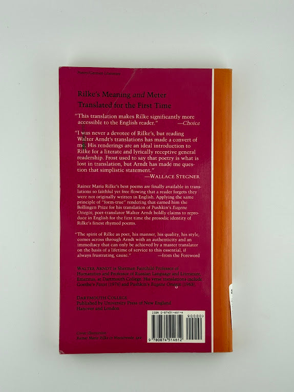 The Best of Rilke translated by Walter Arndt