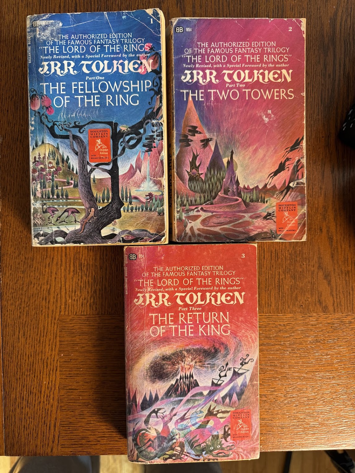 The Lord of the Rings trilogy by J.R.R. Tolkien