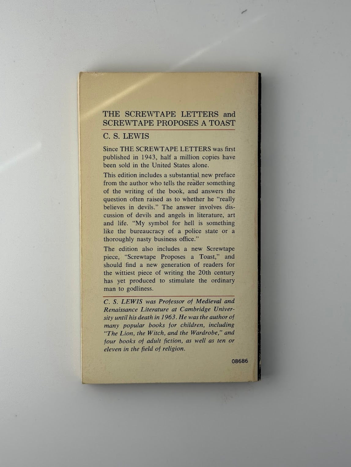 The Screwtape Letters by C.S. Lewis