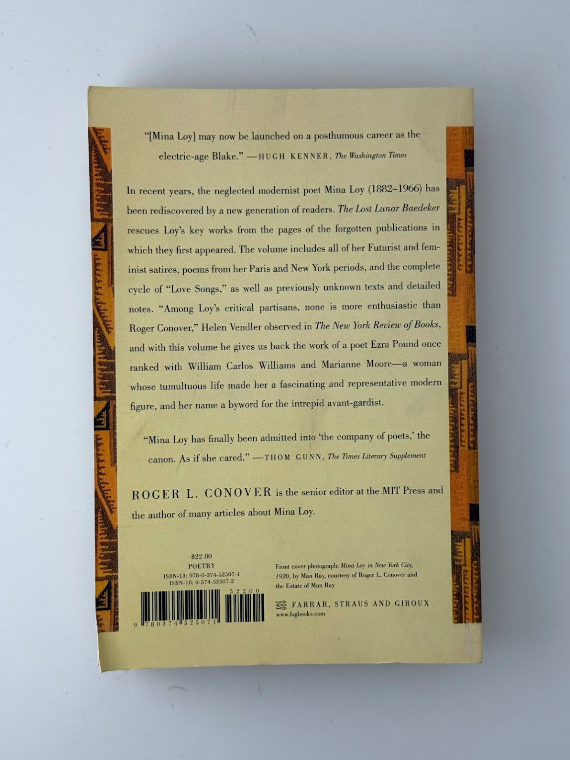 The Lost Lunar Baedeker Poems by Mina Loy