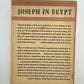 Jospeh in Egypt by Thomas Mann