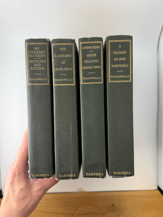 4 vintage volumes of W.D. Howells works