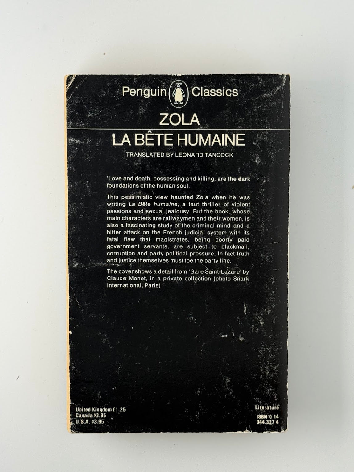La Bete Humane by Emile Zola