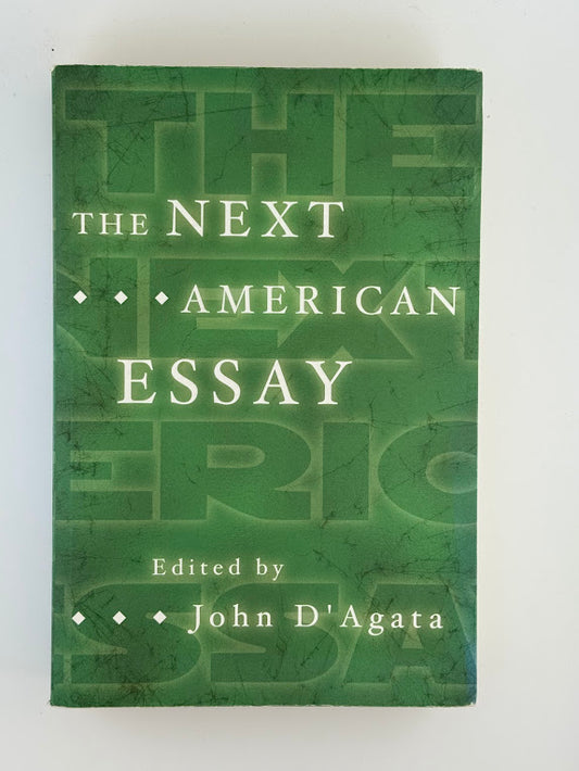 The Next American Essay edited by John D'Agata