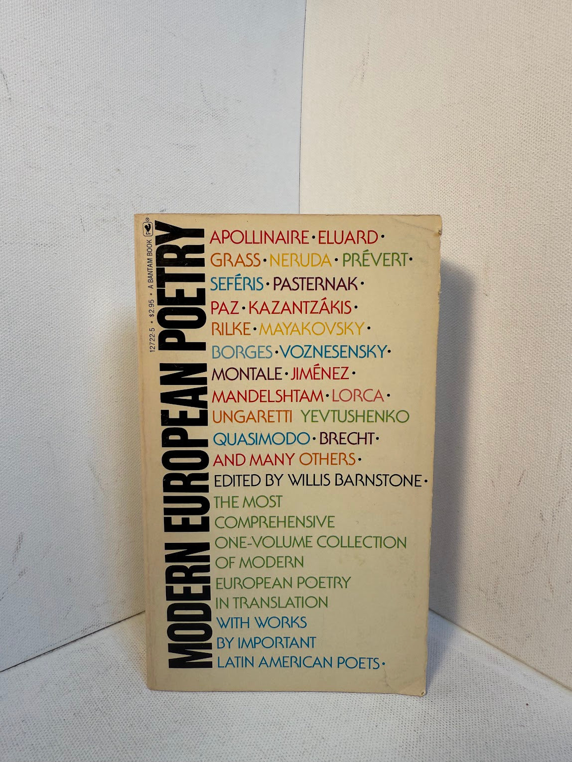 Modern European Poetry edited by Willis Barnstone
