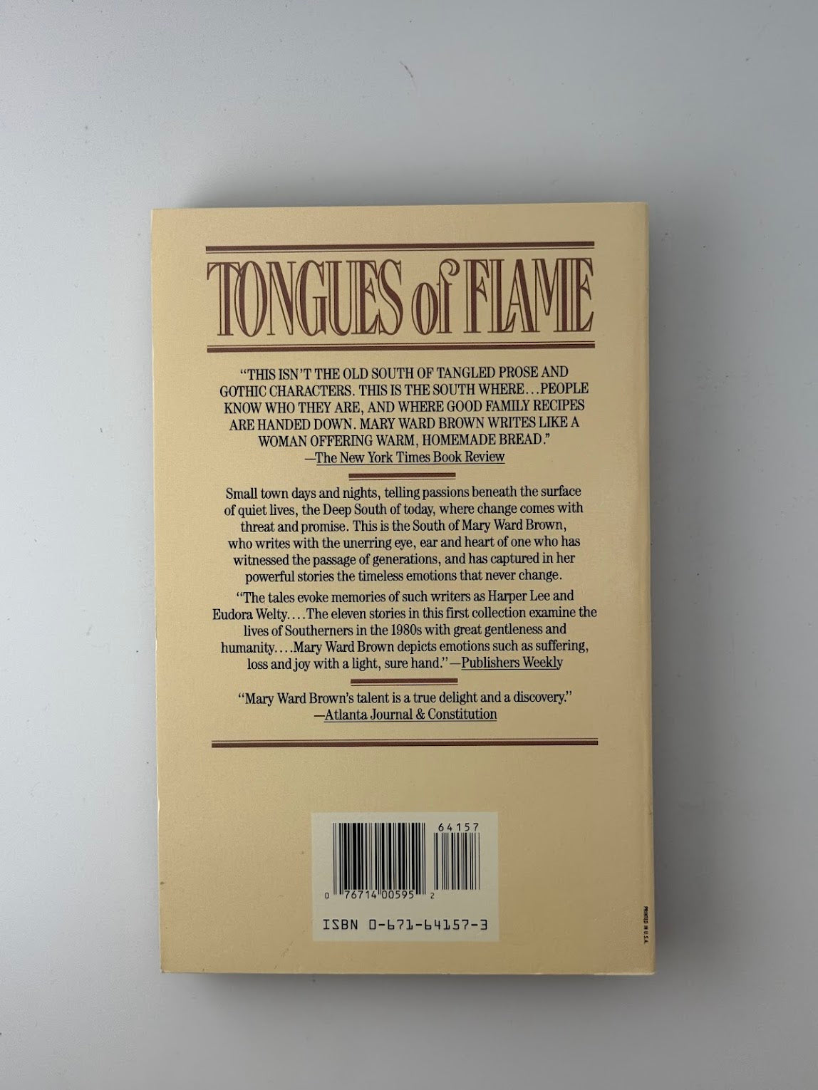 Tongues of Flame by Mary Ward Brown