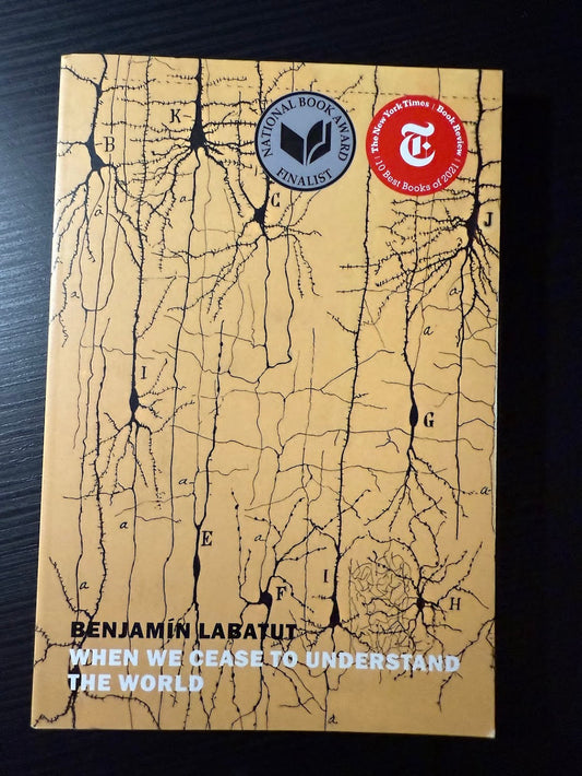 When We Cease to Understand the World by Benjamin Labatut