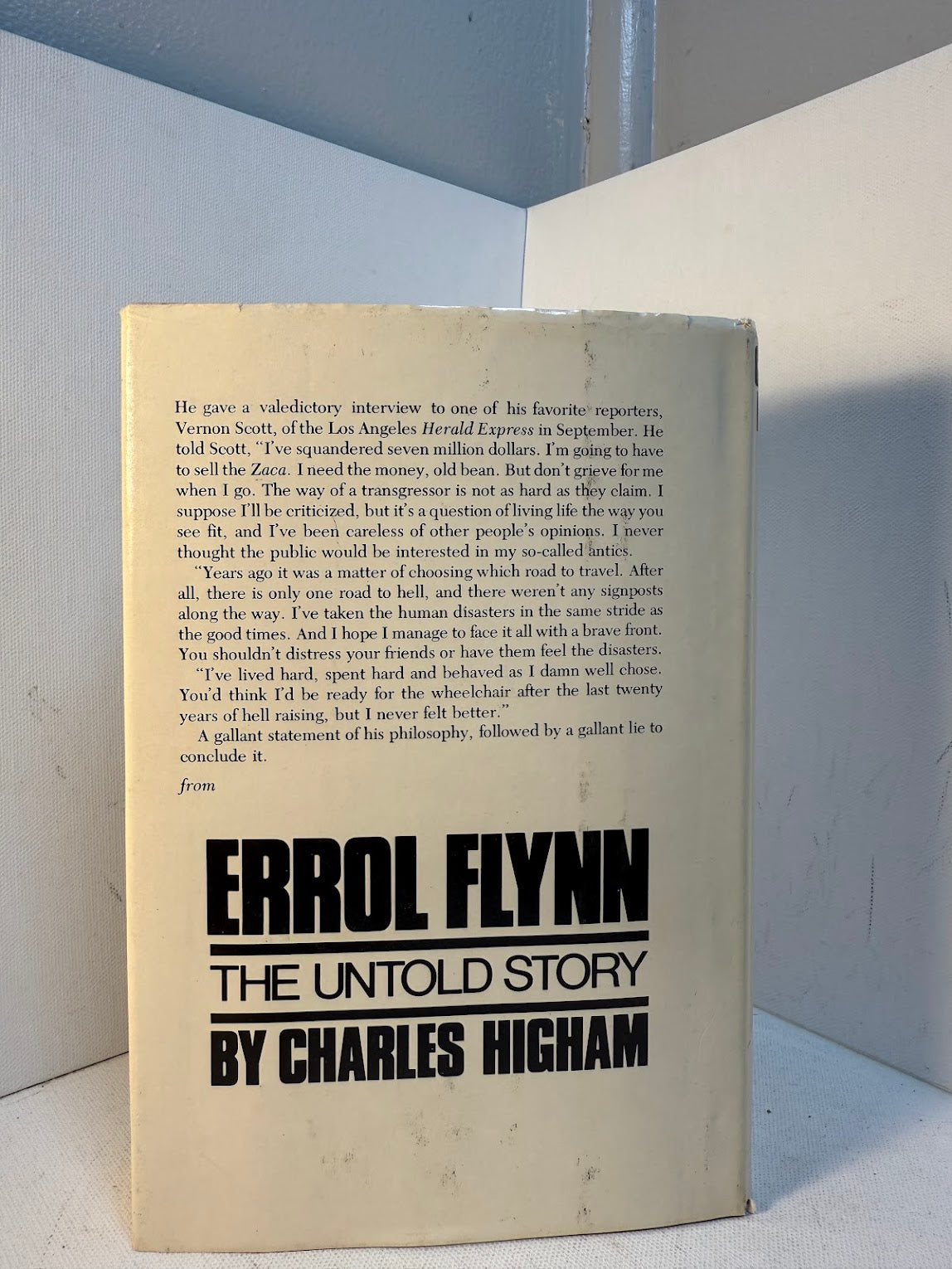 Errol Flynn The Untold Story by Charles Higham