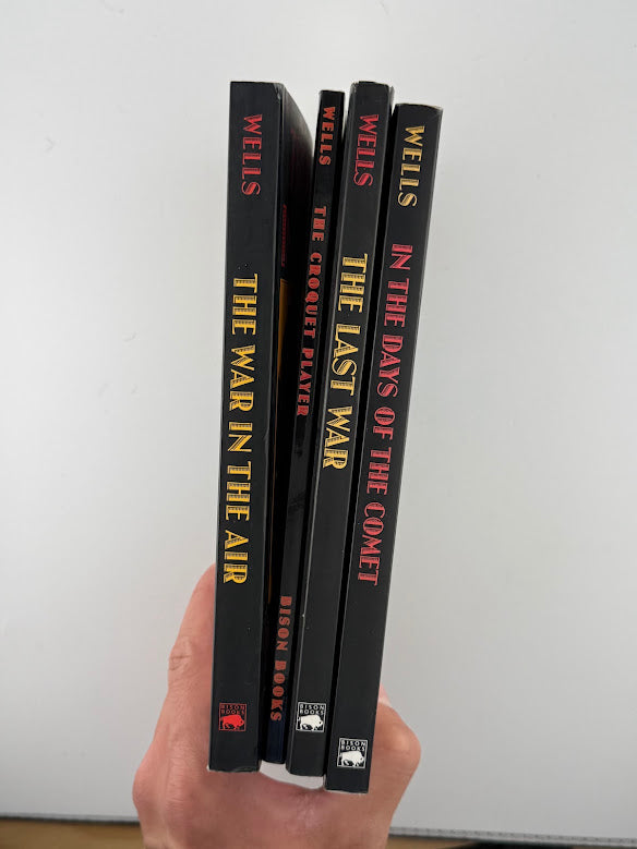 4 H.G. Wells Bison Books Editions