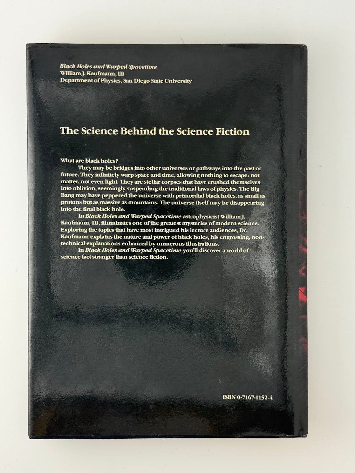 Black Holes and Warped Spacetime by William J. Kaufmann