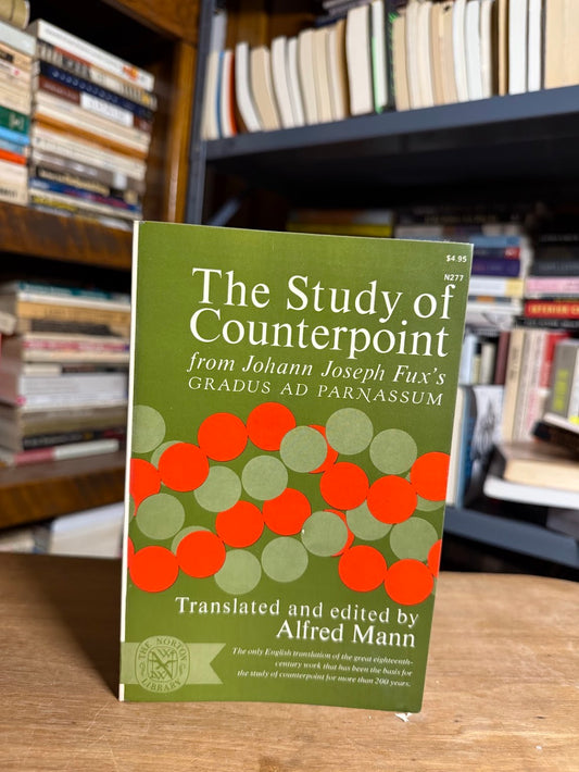The Study of Counterpoint by Johann Joseph Fux