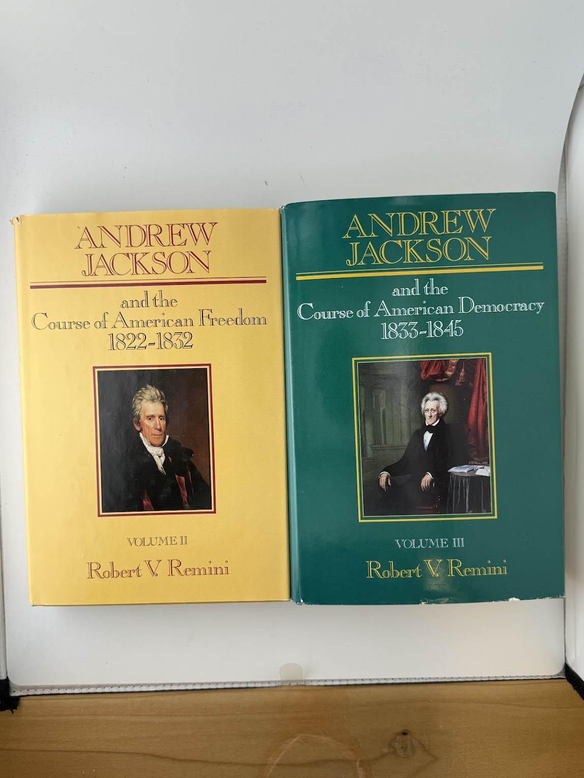 3 Volume Andrew Jackson Biography by Robert V. Remini