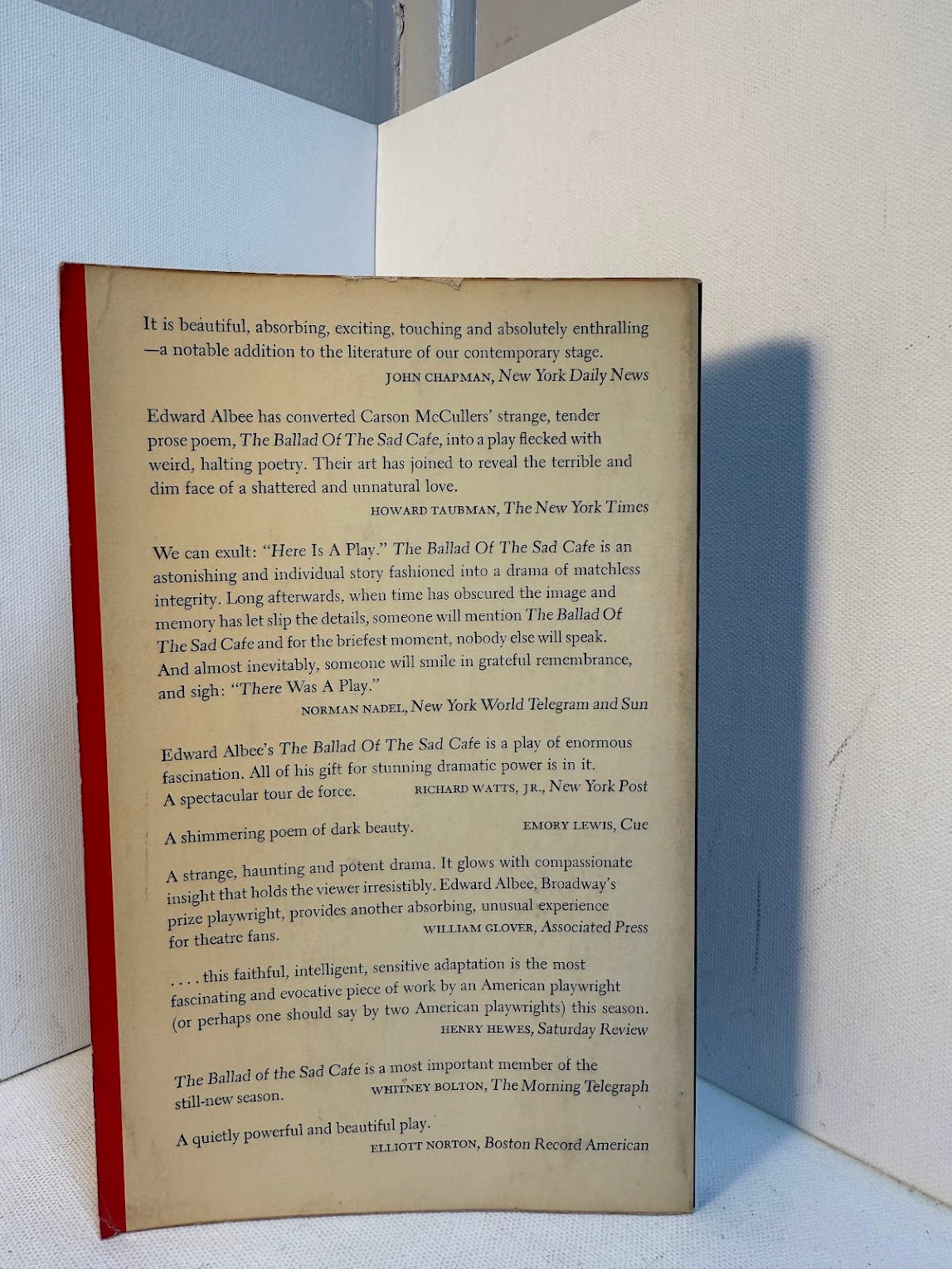 The Ballad of the Sad Cafe by Carson McCullers/Edward Albee