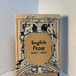 English Prose 1600-1660