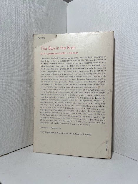 The Boy in the Bush by D.H. Lawrence & M.L. Skinner