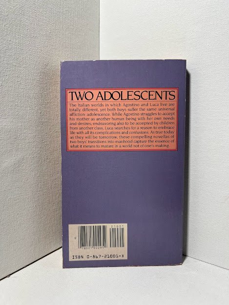 Two Adolescents by Alberto Moravia