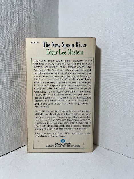 The New Spoon River by Edgar Lee Masters