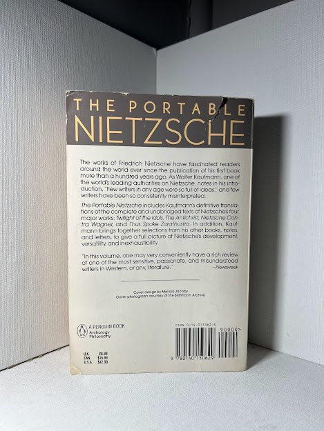 The Portable Nietzsche edited by Walter Kaufmann